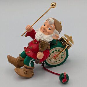 Hallmark Keepsake One Elf Marching Band 1993, Brass with Movement Ornament